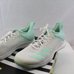 NIB Women's adidas Shoes Crazyflight x3 Parley White / Mint Size 14.5